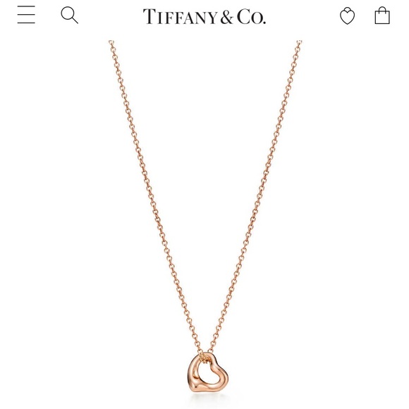 Tiffany & Co. Jewelry - Tiffany & Co. “Open Heart Pendant” Necklace